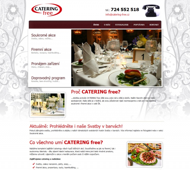 Firemní prezentace Catering Free